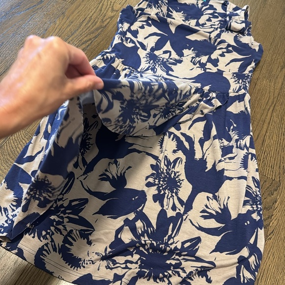 Blue and Tan Short Dress Size Small - Picture 6 of 6